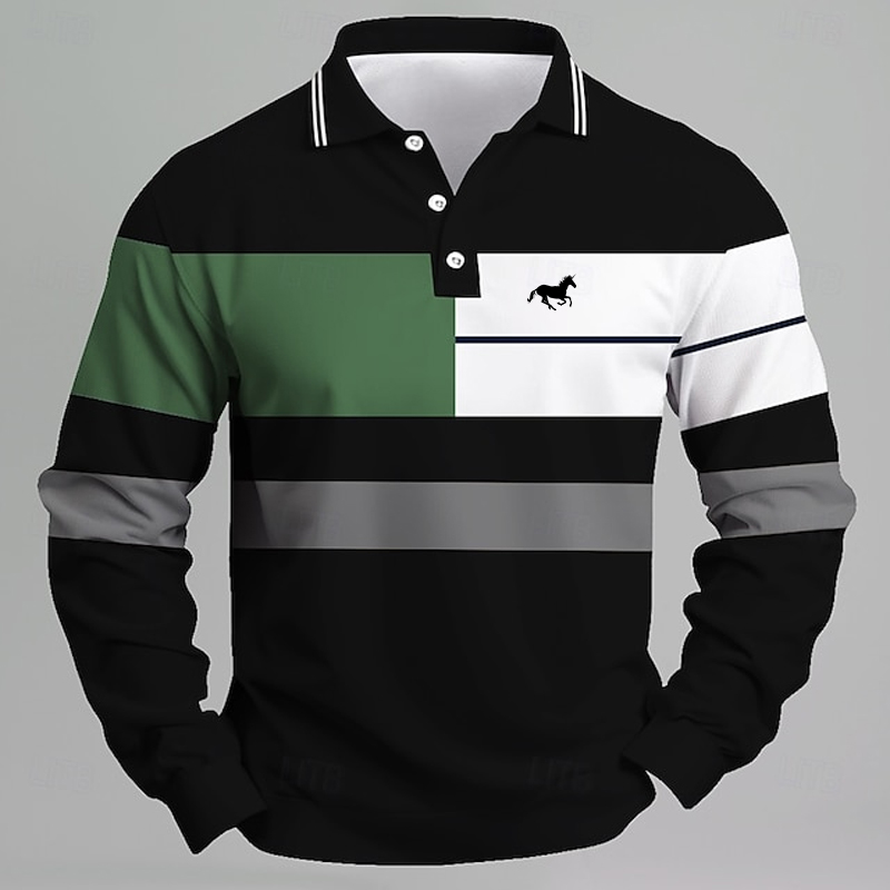 Golf Equipment Wholesale - Polo da uomo con logo unicorno