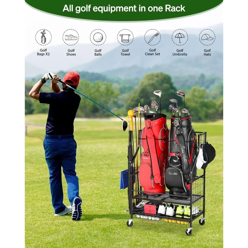 -Organizzatore per garage per  - Golf Equipment Garage Organizer recensione e prezzo