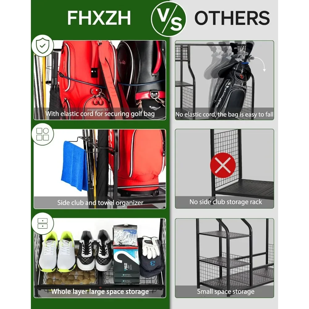 -Organizzatore per garage per  - Golf Equipment Garage Organizer recensione e prezzo