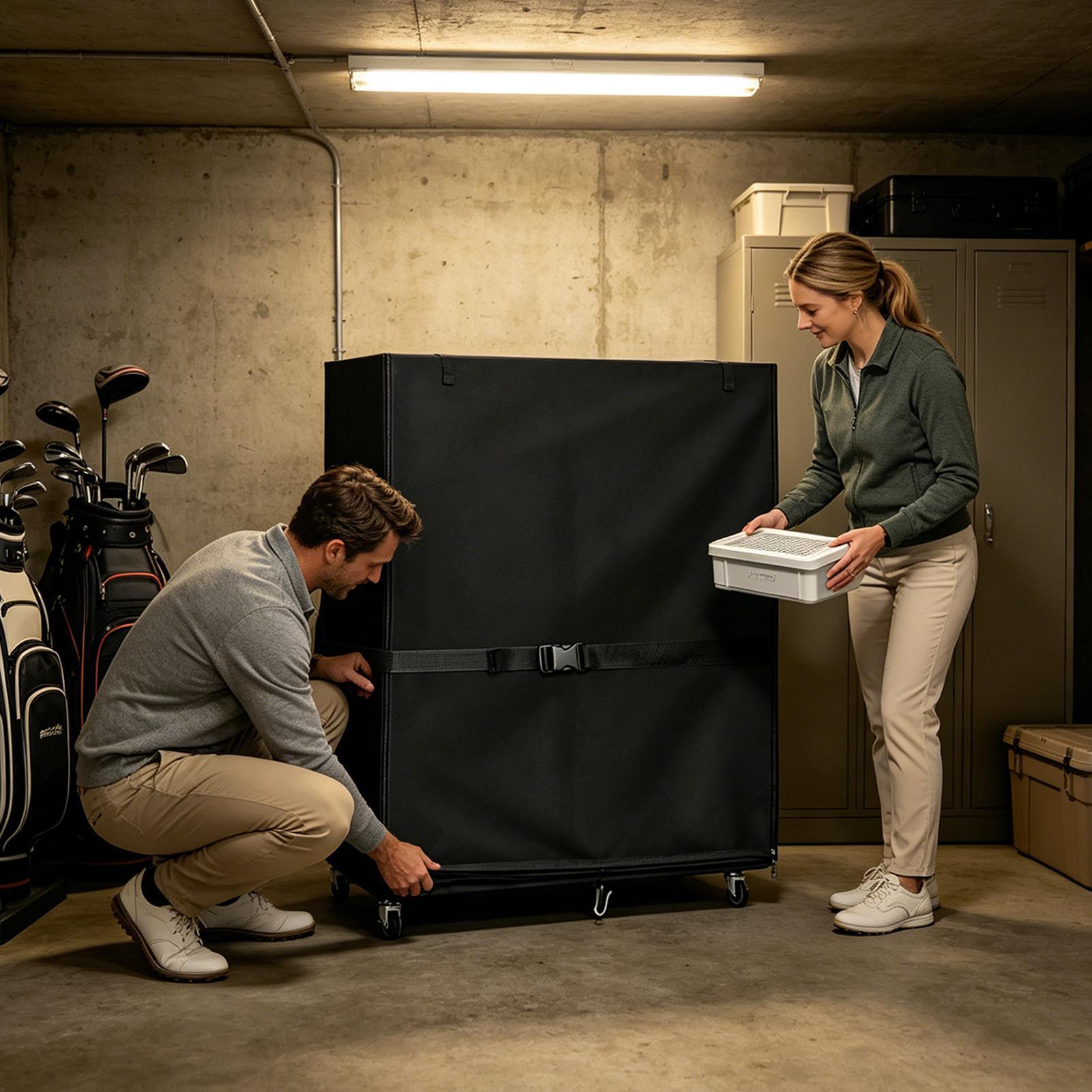 Copertura per portaoggetti da  - Golf Equipment Garage Organizer recensione e prezzo