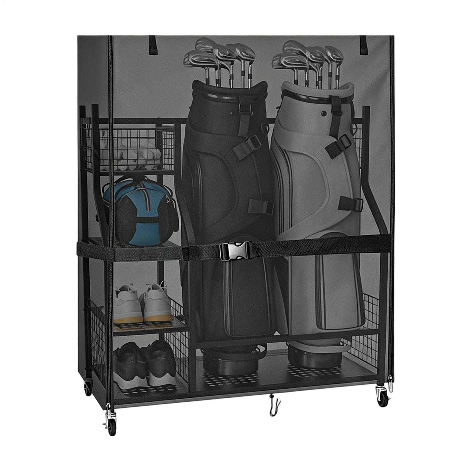 Copertura antipolvere per port - Golf Equipment Garage Organizer recensione e prezzo
