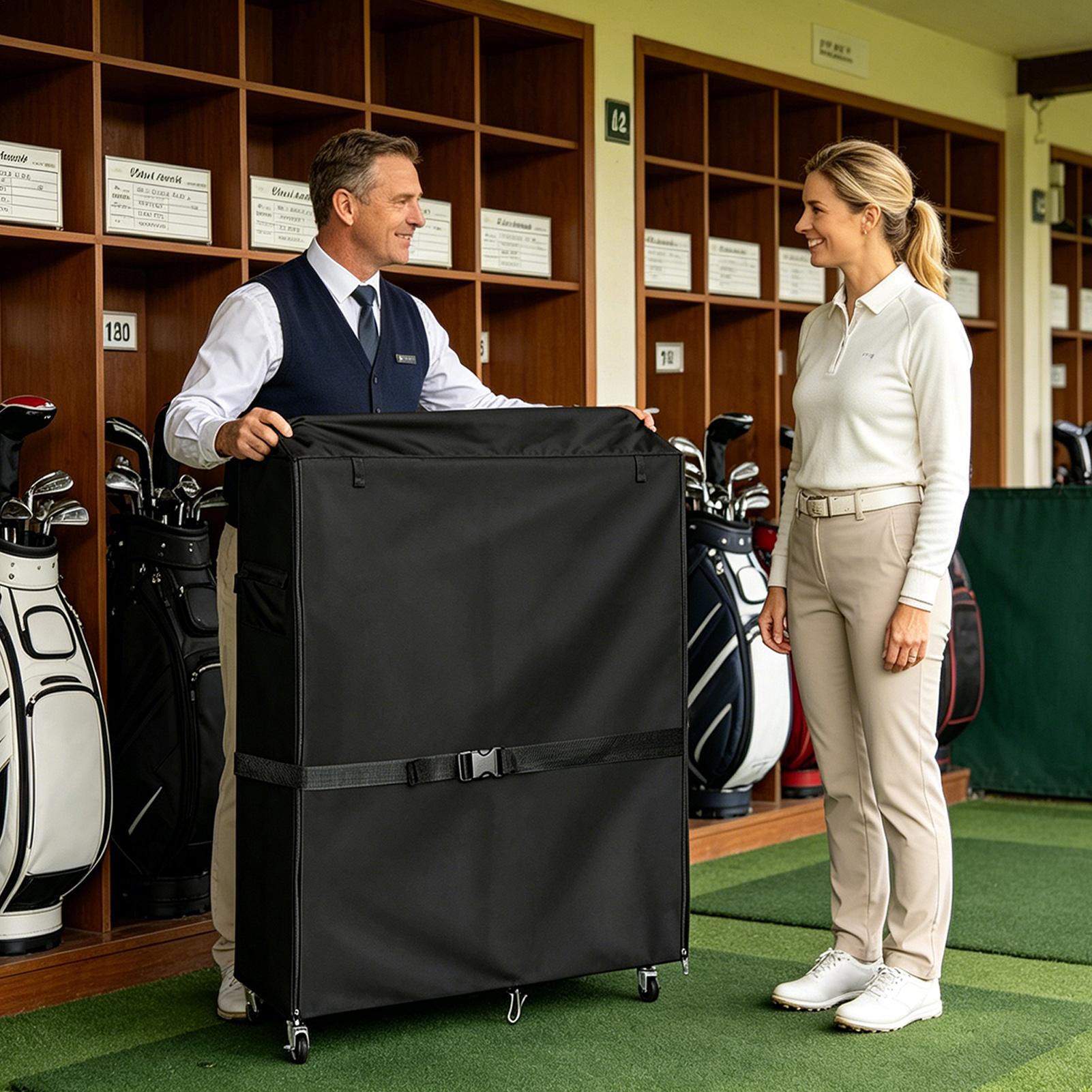 Copertura antipolvere per port - Golf Equipment Garage Organizer recensione e prezzo